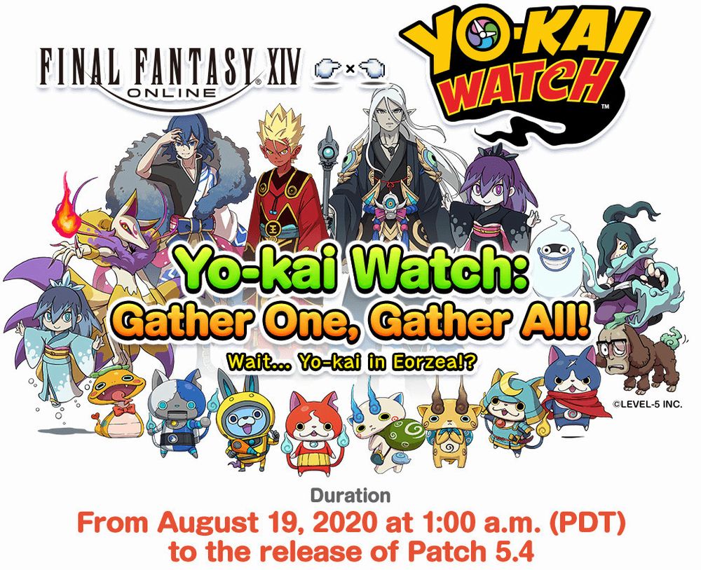 evento yokai watch su ff14 evento yokai watch su ff14